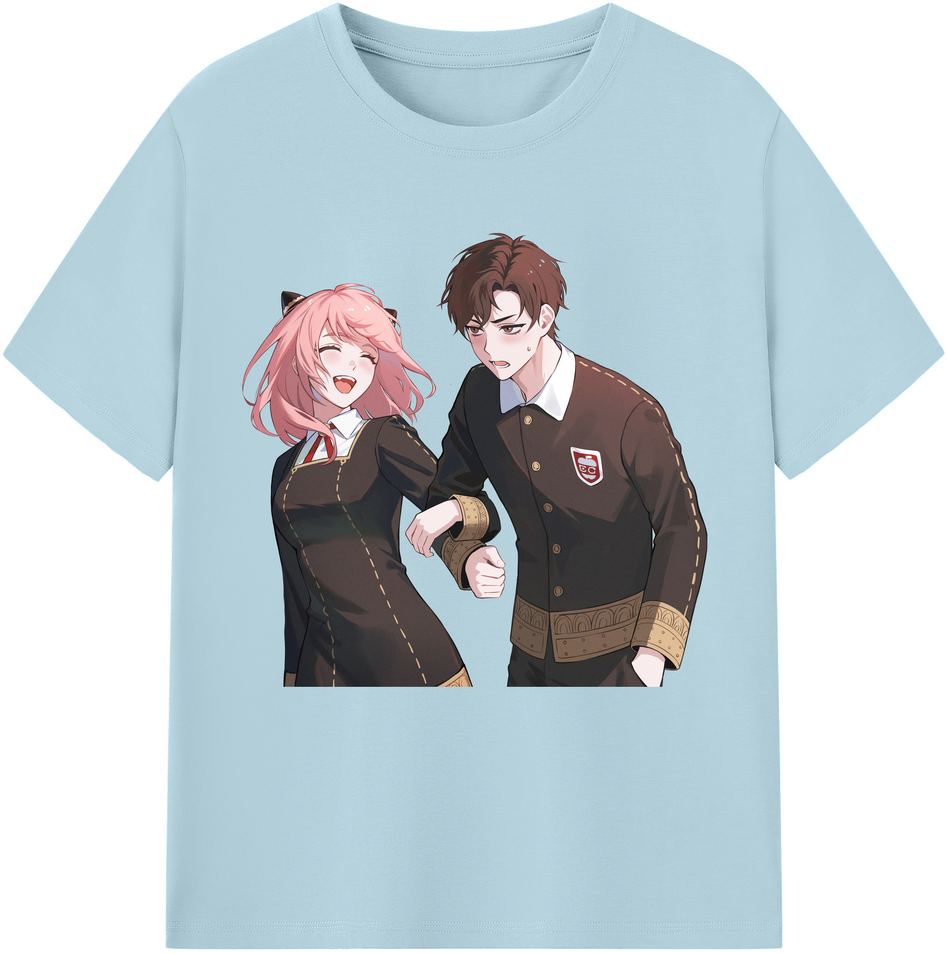 （画像用） SPY×FAMILY间谍家家酒 綿100％半袖Tシャツ（フロントプリント）